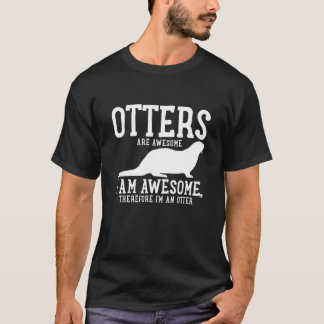 T-shirt Otter Funny Cadeau
