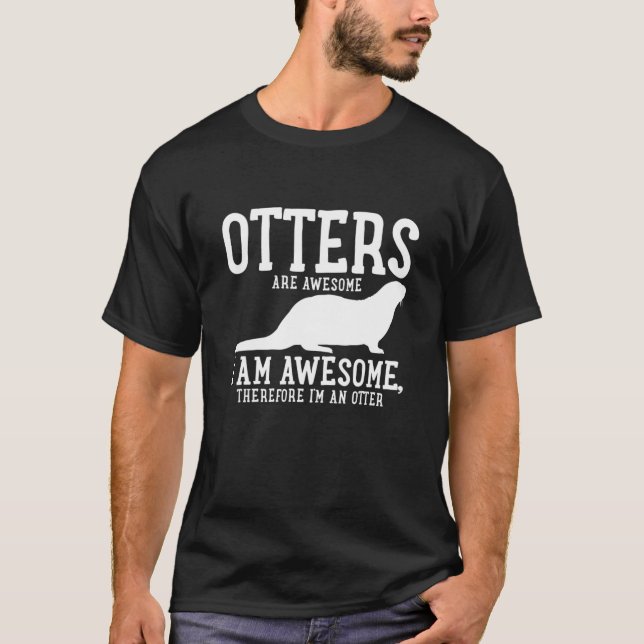 T-shirt Otter Funny Cadeau (Devant)