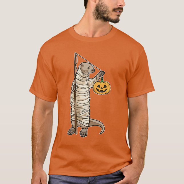 T-shirt Otter Halloween la pêche (Devant)