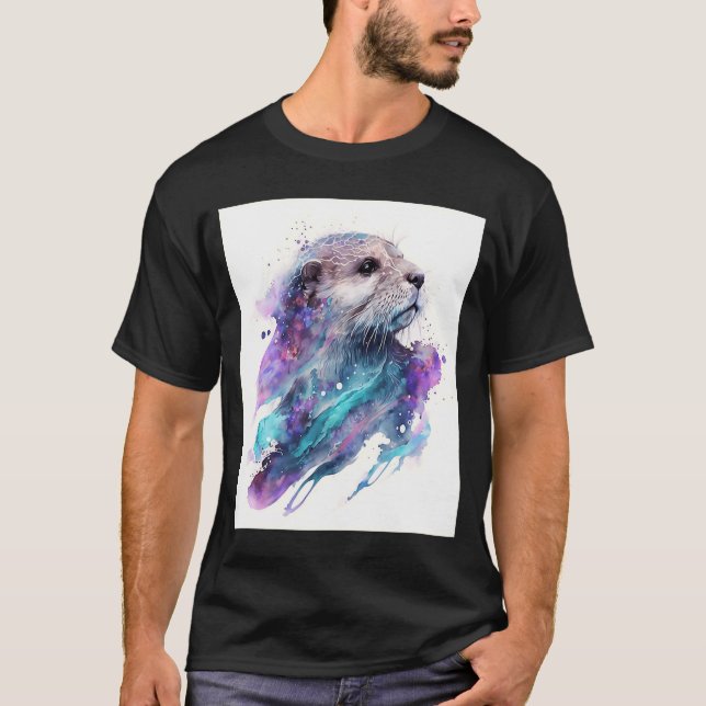 T-shirt Otter Magique Loupe de mer 3 (Devant)