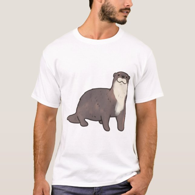 T-shirt Otter maman Magic (Devant)