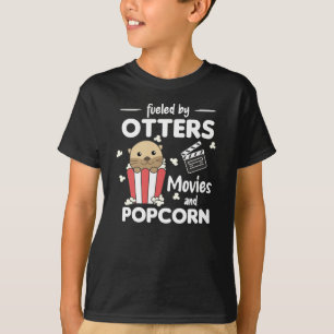 T-shirt Otter Popcorn Movie Nuit Sweet Otter Movies