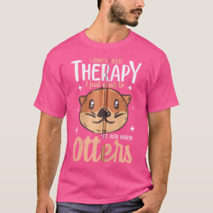 T-shirt Otter Pour La Loupe De Mer Ferret Poisson Otter An