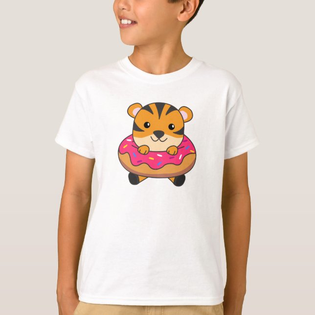 T-shirt Otter Rainbow Sweet Animaux colorés (Devant)