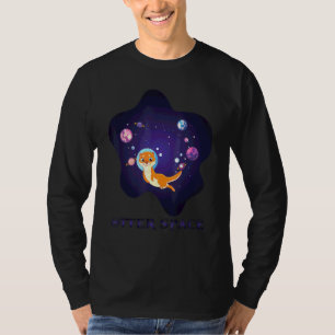 T-shirt Otter Space Amusant Extérieur Animal