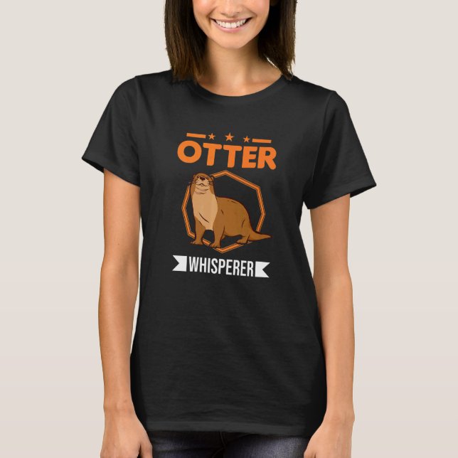 T-shirt Otter Whisperer (Devant)