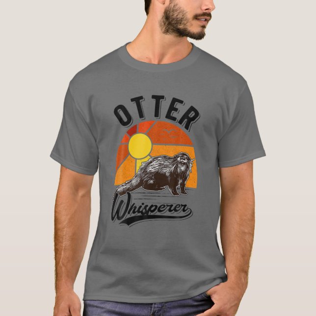 T-shirt Otter Whisperer Otter (Devant)