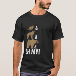 T-shirt Otter Wolf Bear Oh My Gay Slang LGBT Pride T Shirt