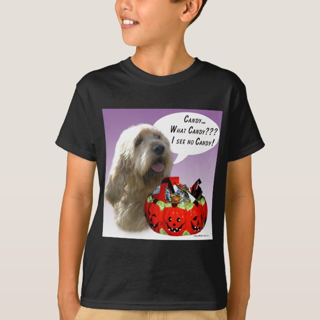 T-shirt Otterhound Halloween Candy (Devant)