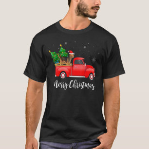 T-shirt Otterhound Welsh Corgi Red Truck Christmas Tree Do