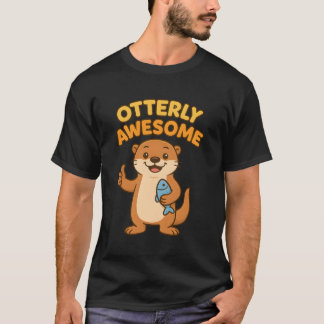 T-shirt Otterly Awesome | Punirson d'Animal Mignon