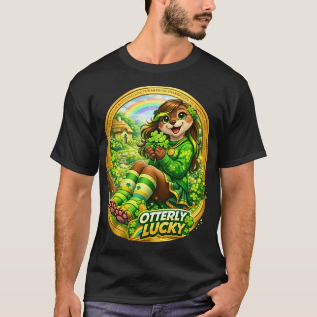 T-shirt Otterly Lucky (Devant)