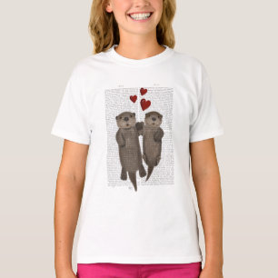 T-shirt Otters tenant les mains