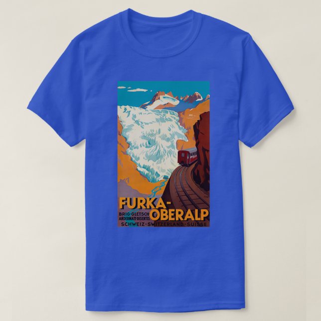 T-shirt Otto Ernst Swiss 18841967 FurkaOberalp Suisse (Design devant)