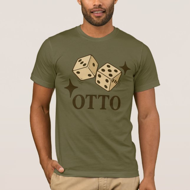 T-shirt OTTO Hommes, T-shirt Dice Design (Devant)