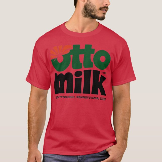 T-shirt Otto Milk Company - Pittsburgh (Devant)