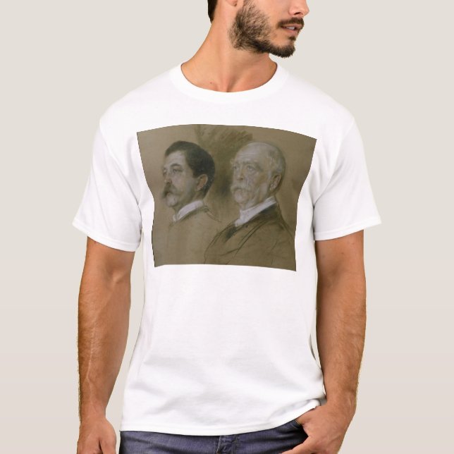 T-shirt Otto von Bismarck et son fils Herbert (Devant)