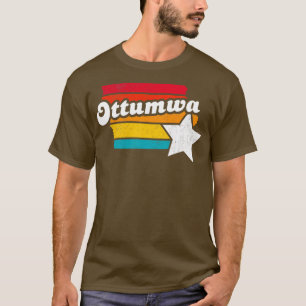 T-shirt Ottumwa Iowa Vintage Souvenir en détresse 2