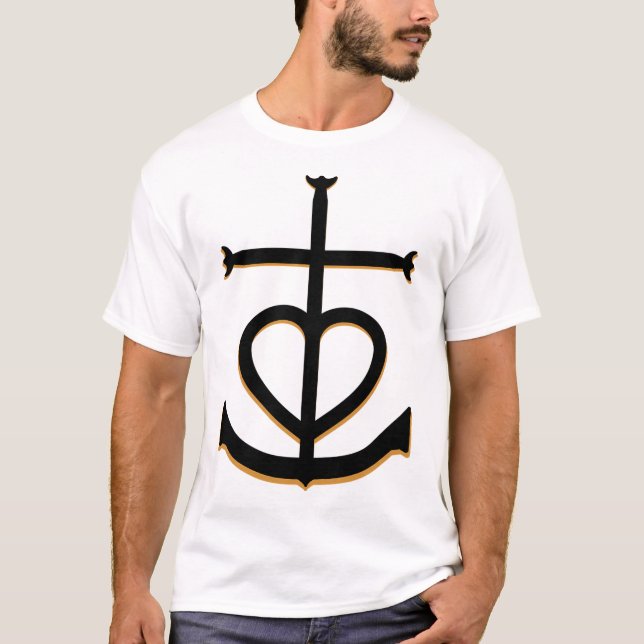 T-shirt Ou Croix De Camargue Ou Gardiens (Devant)