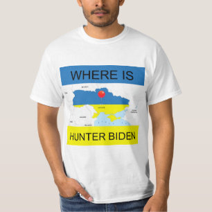 T-shirt Où est Hunter Biden ?