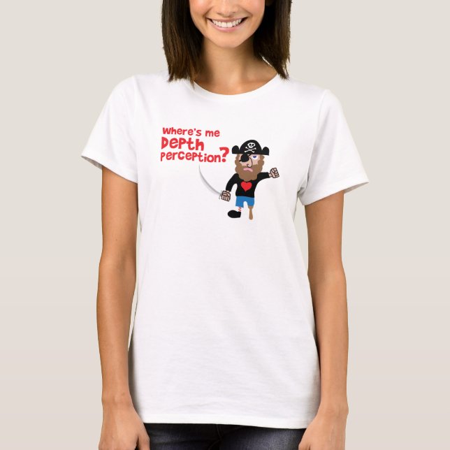 T-shirt Où est- je perception de profondeur ? (Devant)