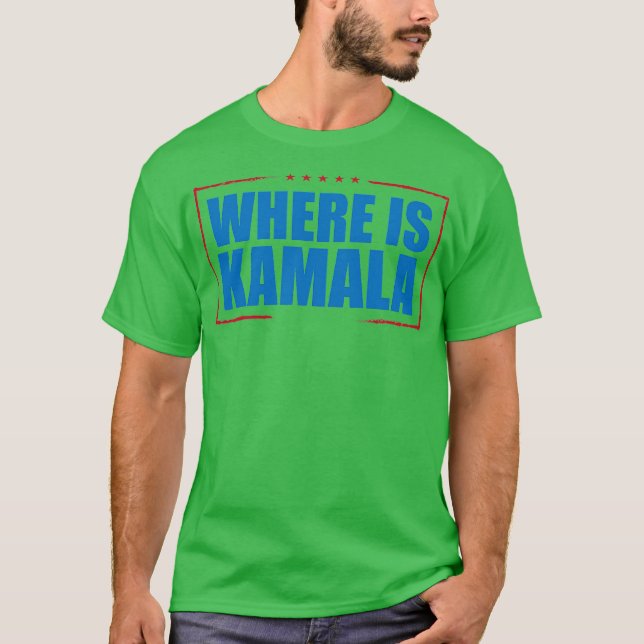 T-shirt Où est Kamala (Devant)