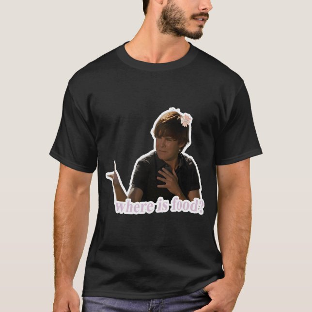 T-shirt Où est la nourriture ? {FULL} (Devant)