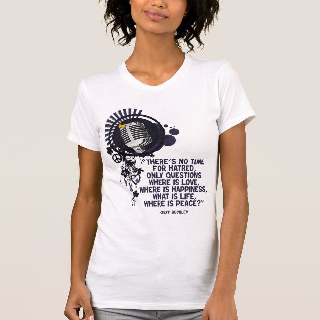 T-shirt Où est la paix ? (Devant)