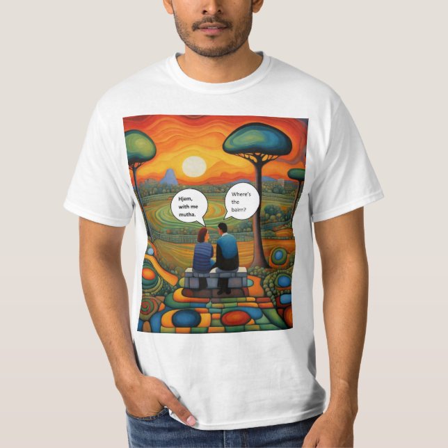 T-shirt Où est le Bairn (Devant)