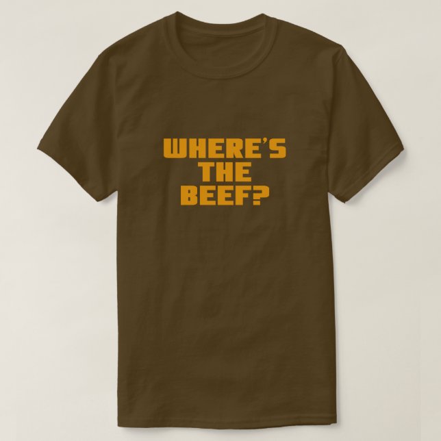T-SHIRT OÙ EST LE BŒUF ? (Design devant)