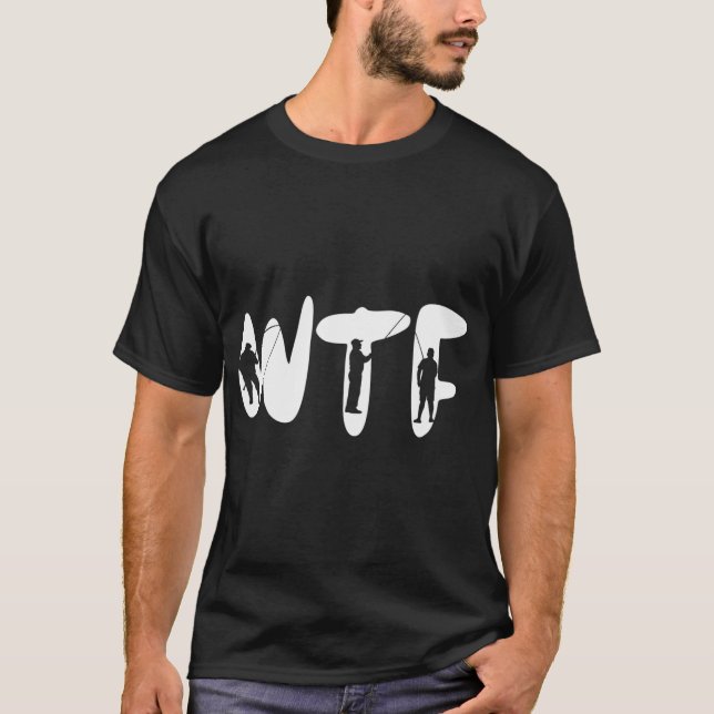T-shirt Où est le poisson WTF (Devant)