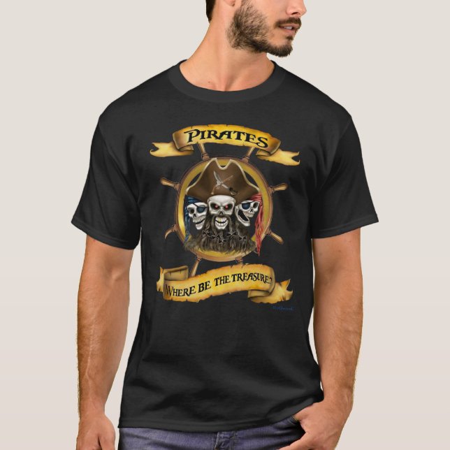 T-SHIRT OÙ EST LE TRÉSOR (Devant)