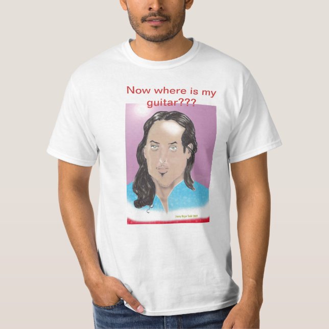 T-shirt Où est ma guitare ? ? ? (Devant)