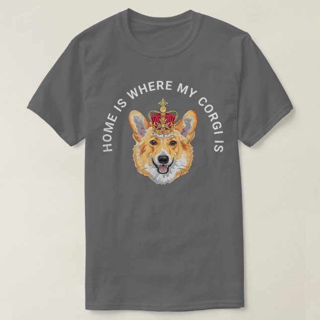 T-shirt où est mon Corgi  (Design devant)