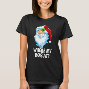 T-shirt Où est mon héros à Noël Père Noël pour hommes femm