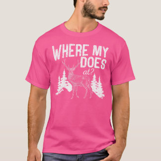 T-shirt Où Est Mon Travail À Funny Saison De Chasse Aux Ce