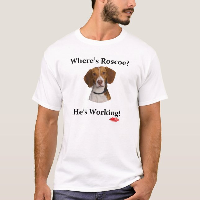 T-shirt Où est Roscoe ? (Devant)