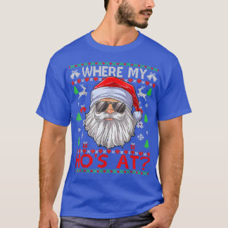 T-shirt Où J'Ai Les Mains Du Chandail De Noël 