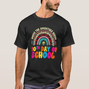 T-shirt Où l'aventure commence le 100e jour du garçon d'éc