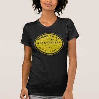 T-shirt Où Le Compteur De La Nouvelle-Orléans Couvre Jaune