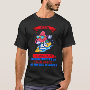 T-shirt Où les gens achètent 69 pastèques Plaisanterie sar