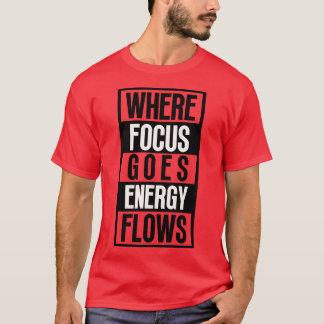 T-shirt Où se concentre les flux énergétiques 10
