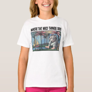 T-shirt Où sont les bêtes sauvages Couverture de livre