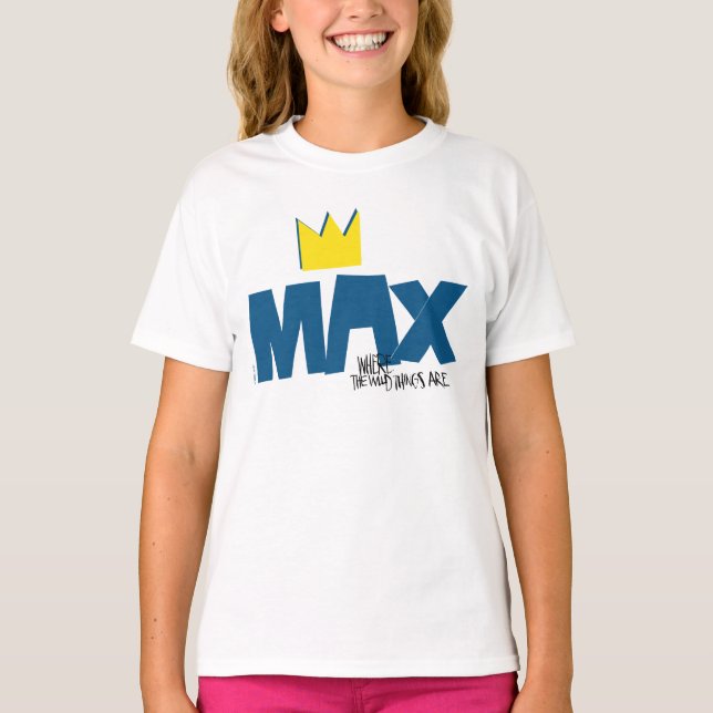 T-shirt Où sont les choses sauvages | Max et Couronne (Devant)