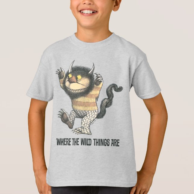 T-shirt Où sont les monstres | Monstre (Devant)
