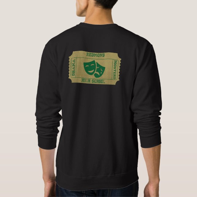 T-Shirt ou Sweatshirt à design de billet (Dos)