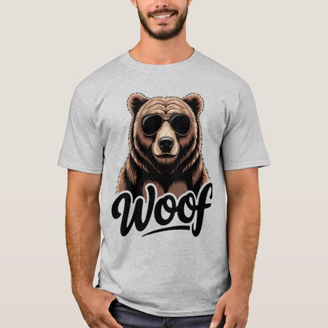 T-shirt Ouah ! Fierté d'ours cool  (Devant)