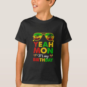 T-shirt Ouais Mon Jamaïcain Jamaïque Fête d'anniversaire F