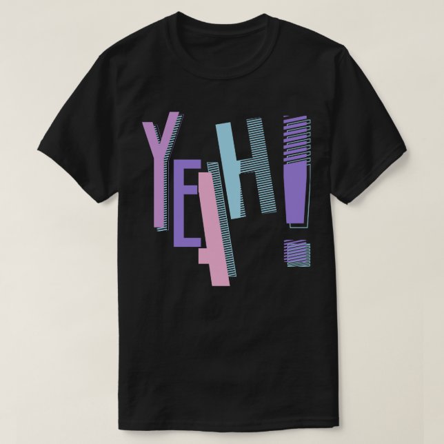 T-shirt Ouais Musique Hiphop de couleur douce (Design devant)