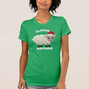 T-shirt Ouatine de chemise de Noël (Feliz) Navidad avec